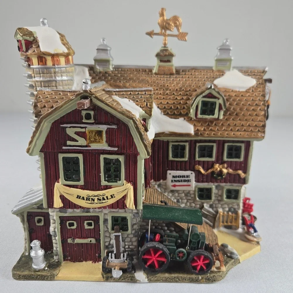 Lemax Harvest Crossing Barn Sale #25641A 2002 Christmas Village House